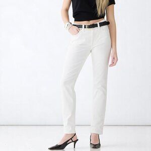 J. Crew 9" vintage slim-straight jean in white wash Size 29